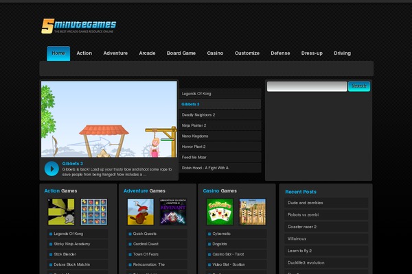 5minutegames.co site used Darkwpa