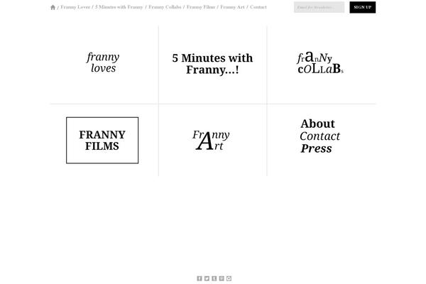 5minuteswithfranny.com site used Fiveminutes