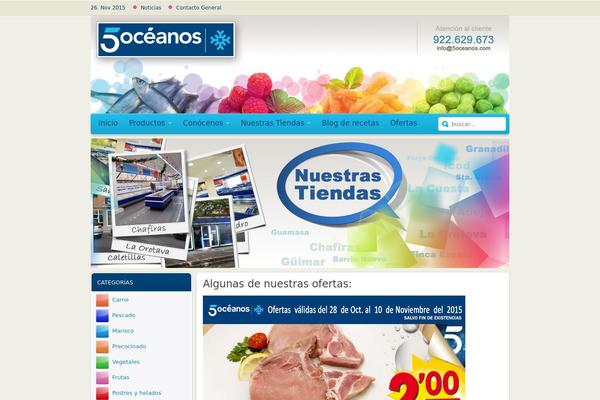 5oceanos.com site used Cloud