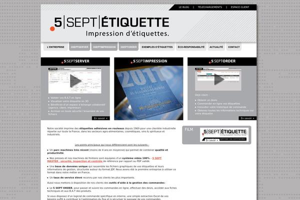 5septetiquette.com site used Cinqseptetiquette