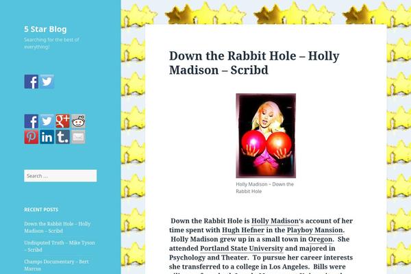 Twenty Fifteen theme site design template sample