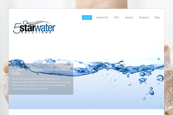 5starwater.ca site used Compasstheme