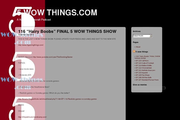 5wowthings.com site used Glossy Stylo