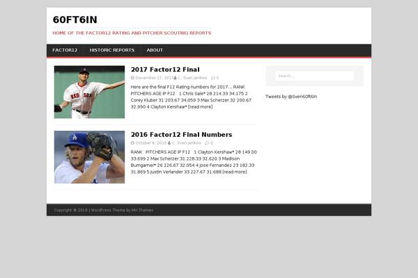 WordPress website example screenshot