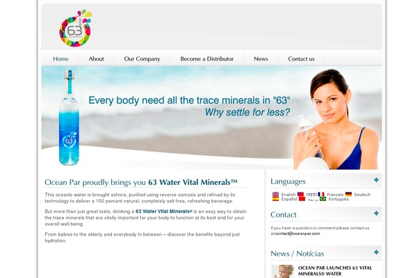 63water.com site used Trademark