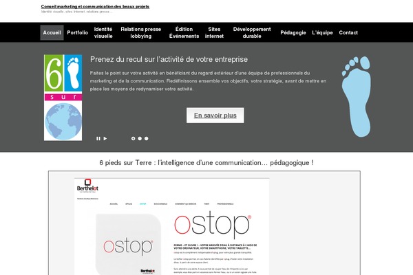 WordPress website example screenshot