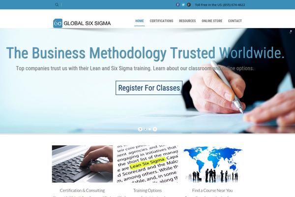 WordPress website example screenshot