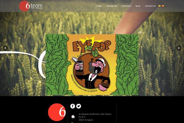 Elision theme site design template sample