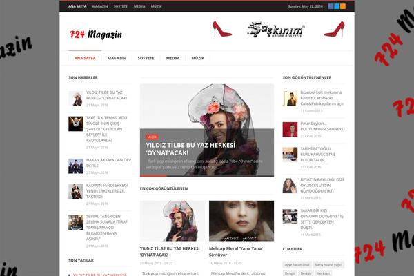 Hotnews theme site design template sample