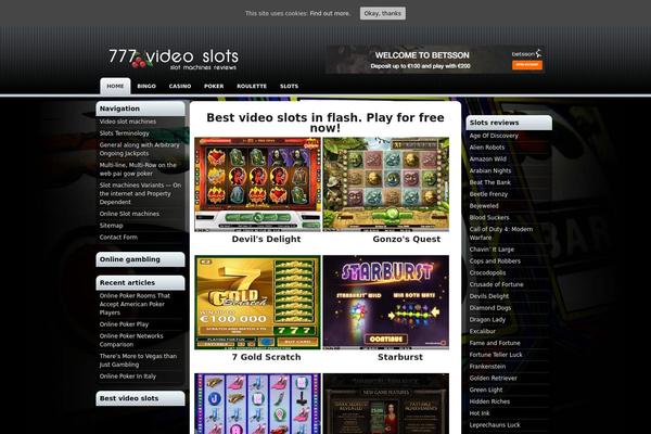 777-video-slot-machines.com site used 777