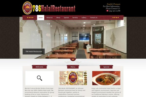 786halalrestaurant.com site used Deliciko