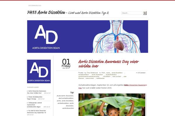 WordPress website example screenshot