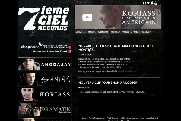 7iemeciel.ca site used Theme7iemeciel