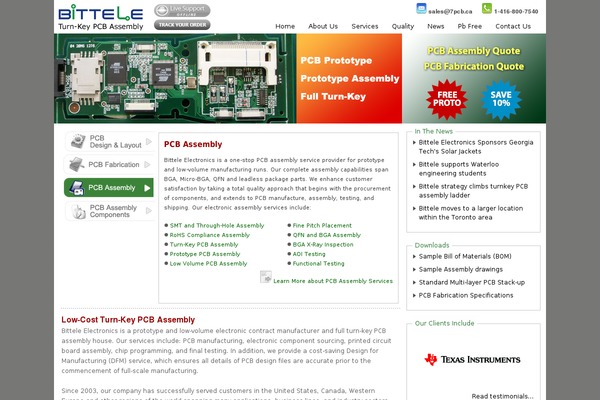 7pcb.ca site used Bittele