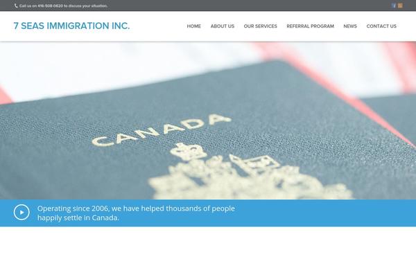 7seasimmigration.ca site used Revive-pro
