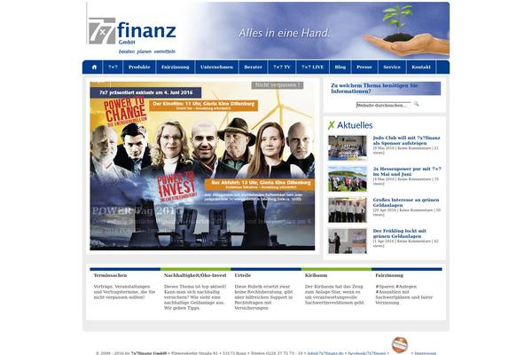 WordPress website example screenshot