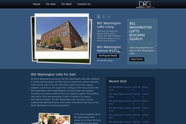 Home-condo-res theme site design template sample