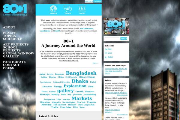 WordPress website example screenshot