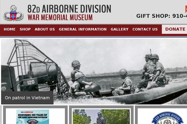82ndairbornedivisionmuseum.com site used Museum82nd