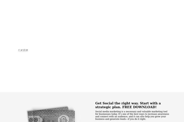 The7 Child theme site design template sample