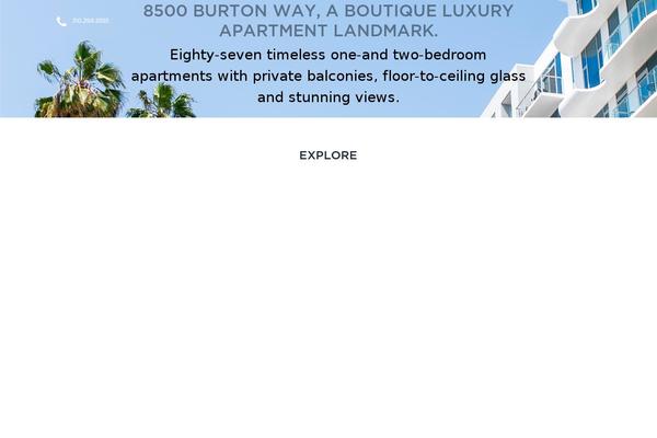 Burton theme site design template sample