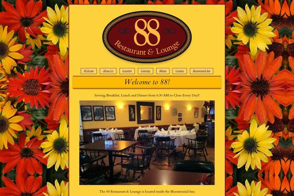 88restaurant.com site used Bicentennial-88