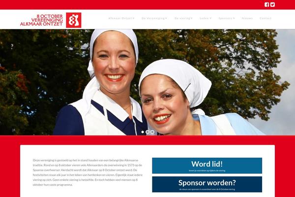 8october.nl site used X | The Theme