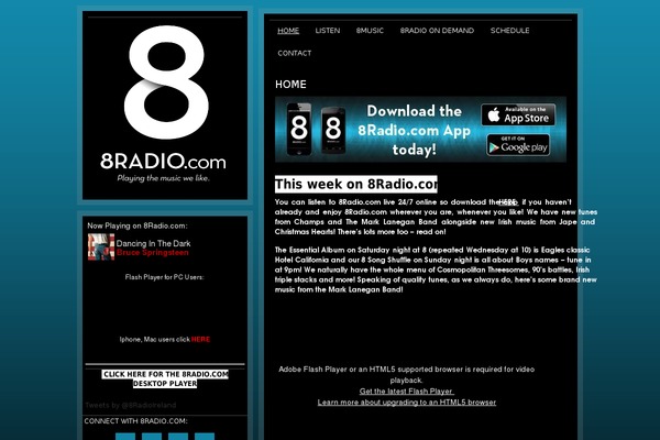 8radio.com site used zeeBizzCard