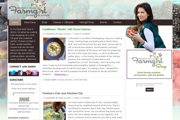 90210farmgirl.com site used Saraswati Blog