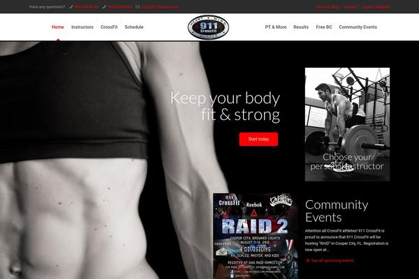 911crossfit.com site used Polished