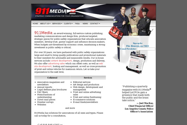 911media.com site used 911media