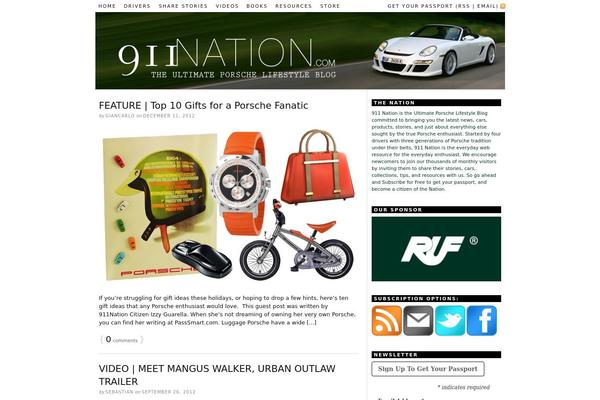 Thesis 1.7 theme site design template sample