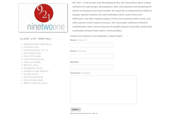 Headway theme site design template sample