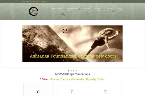 Karma theme site design template sample