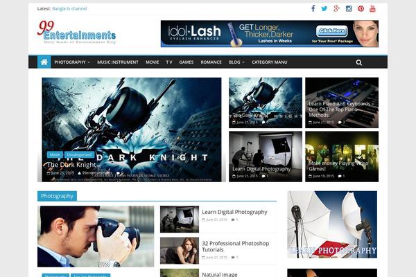 ColorMag theme site design template sample