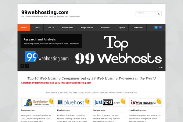 99webhosting.com site used Hostiko-child