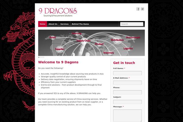 Responsive theme site design template sample