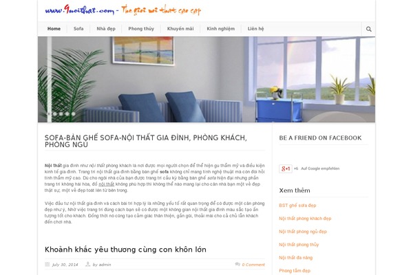 WordPress website example screenshot