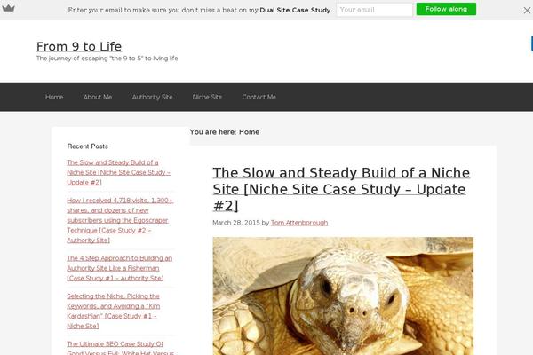 WordPress website example screenshot