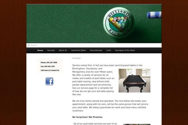 Twenty Eleven theme site design template sample