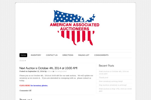 WordPress website example screenshot