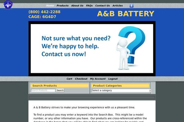 WordPress website example screenshot