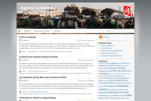WordPress website example screenshot