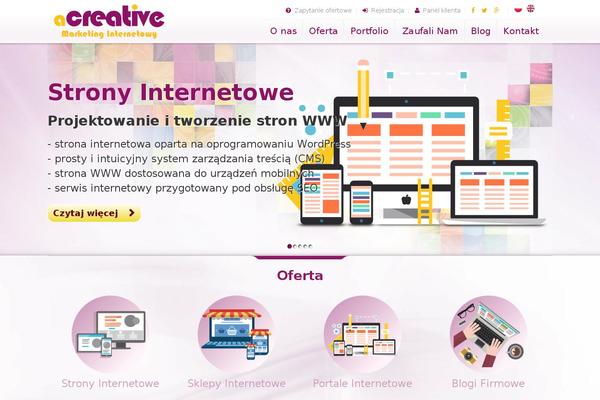 a-creative.pl site used Acreative