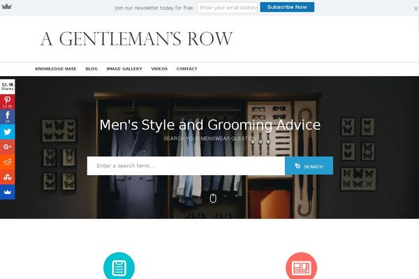 a-gentlemans-row.com site used Helper