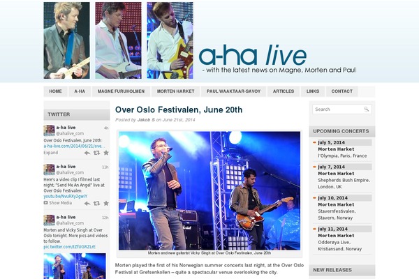 a-ha-live.com site used Blue News