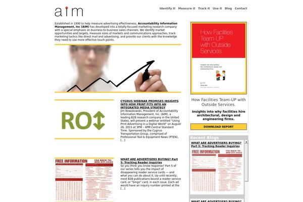 Aim theme site design template sample