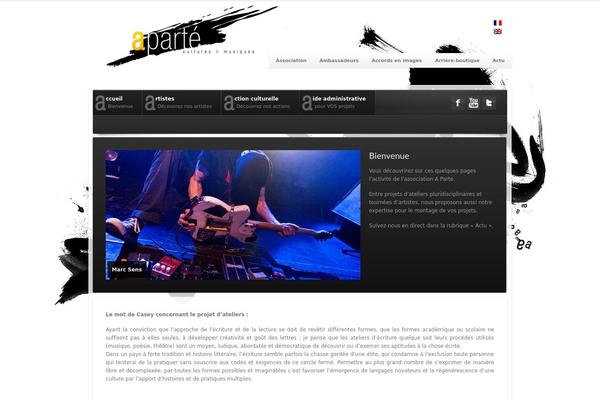 WordPress website example screenshot