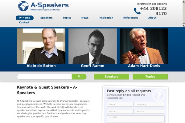 a-speakers.com site used Athenas