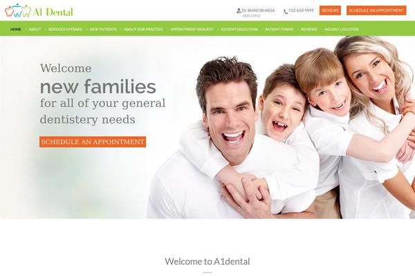 WordPress website example screenshot